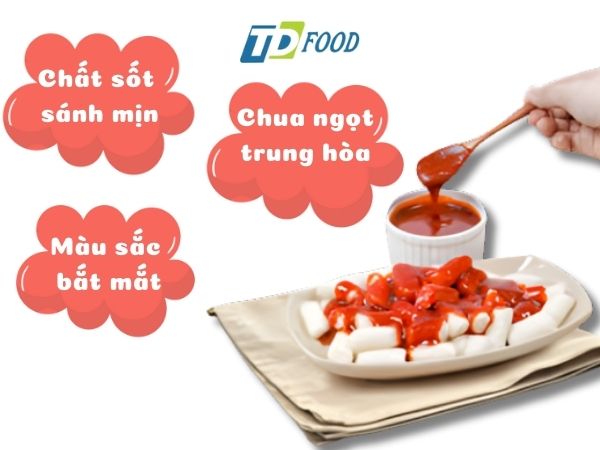 Cách làm bánh gạo tokbokki vị cà chua theo hướng sản xuất công nghiệp